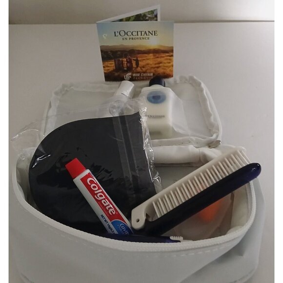 AIR CHINA Business Class 2018 L'Occitane En Provence AMENITY KIT Open Box - Picture 4 of 9